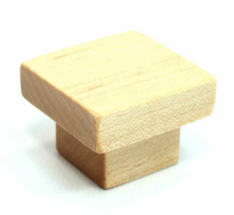 Wood Cabinet Square Knob